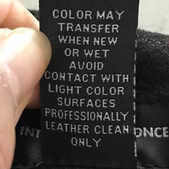 INC International Concepts Metallic Brown Crop Leather Jacket - Picture 9 of 12